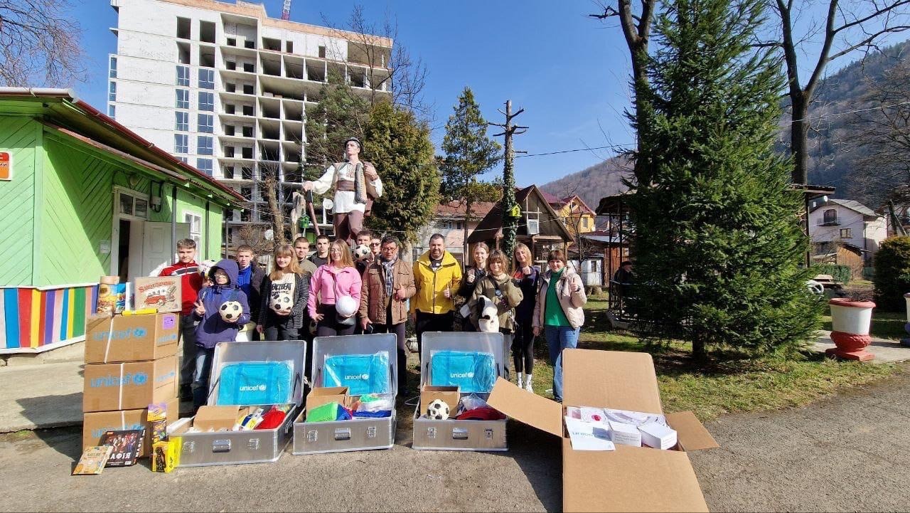 Санаторій на Франківщині отримав гуманітарну допомогу від ЮНІСЕФ